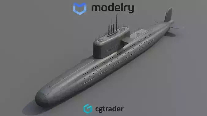 Submarine 3D model
