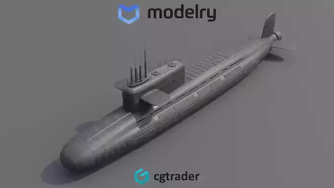 Submarine 3D model