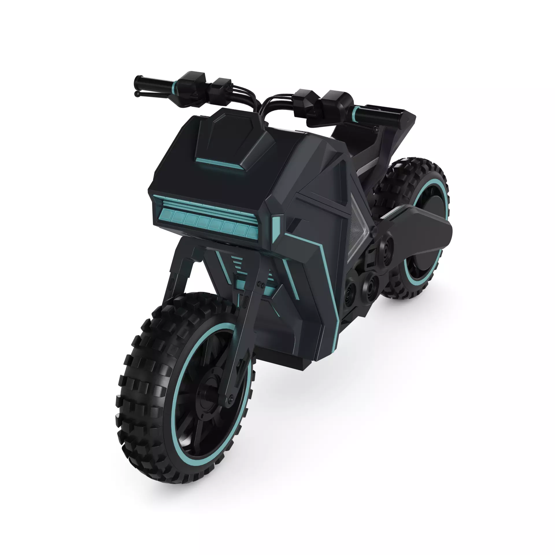 Adventure Motorcycle 3D model