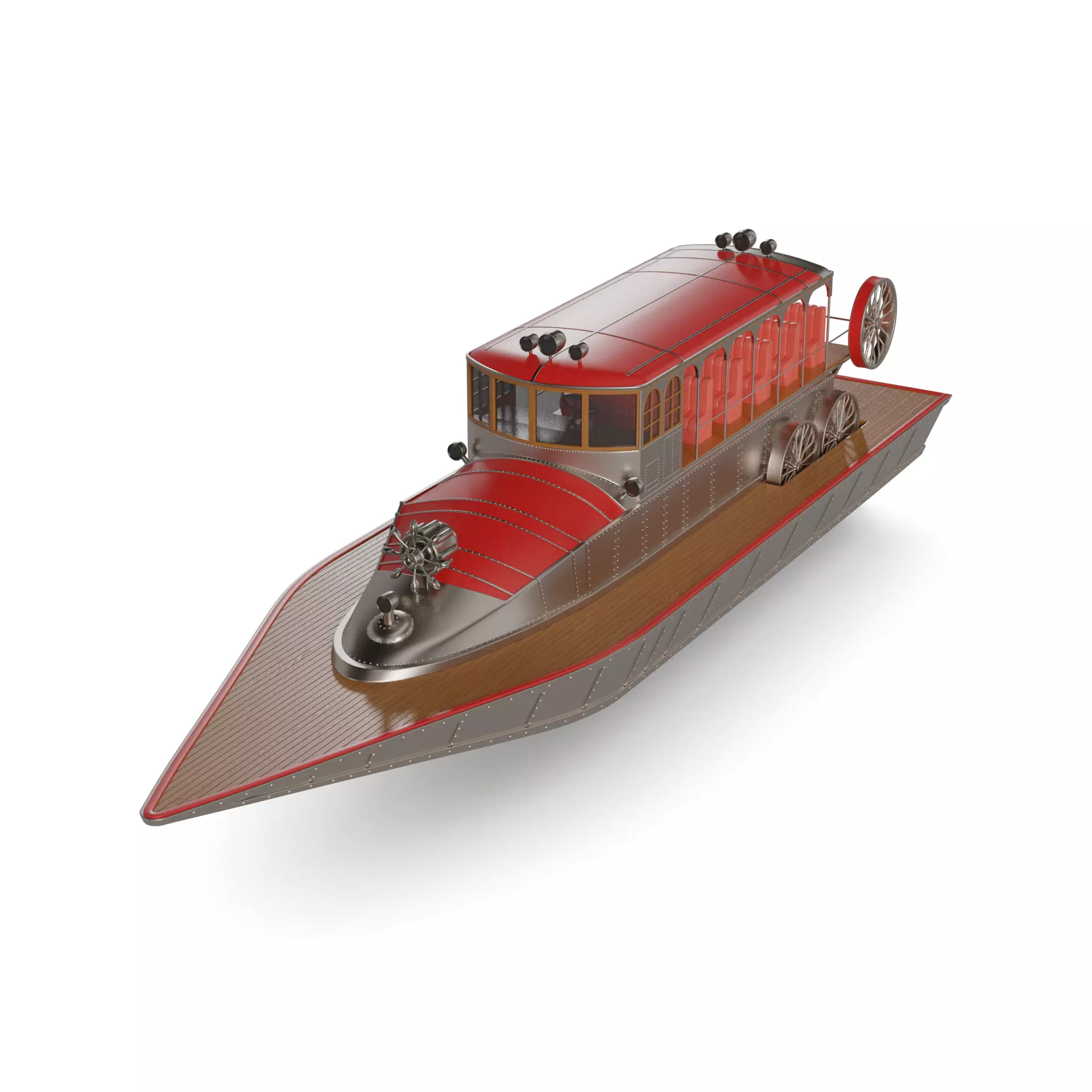 Airboat 3D model_0