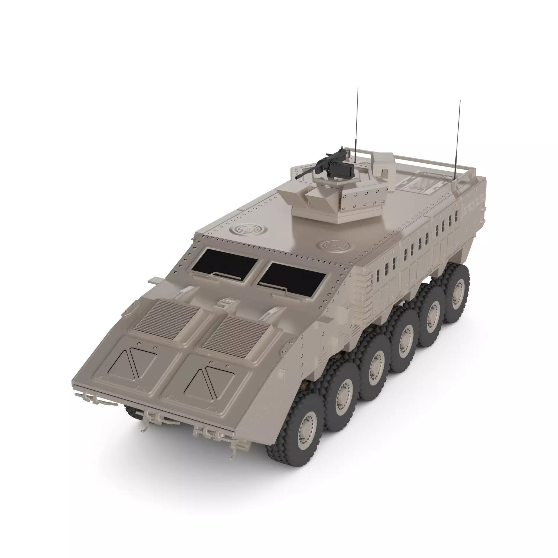 Military APC 3D model_0
