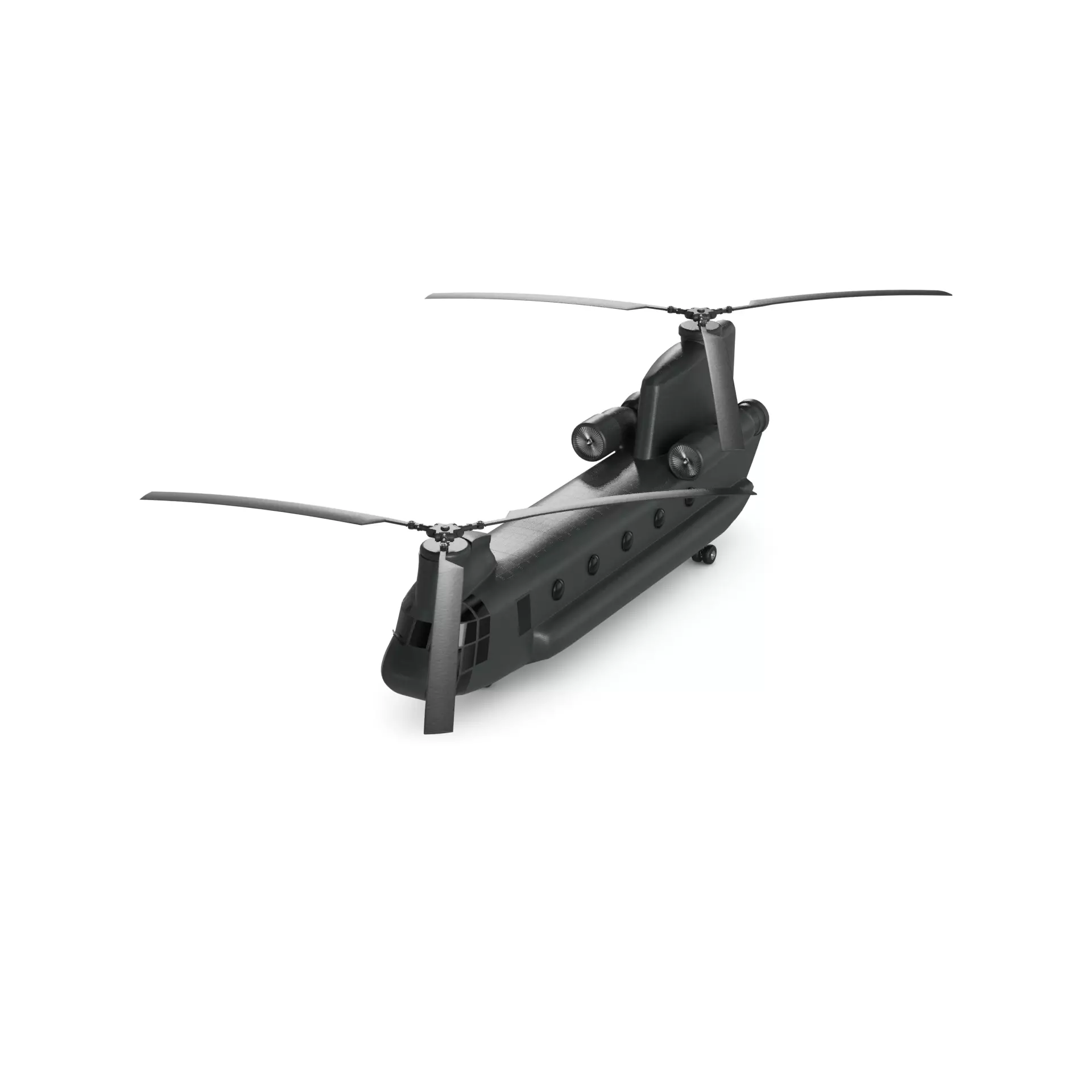 Utility Helicopter 3D model_0
