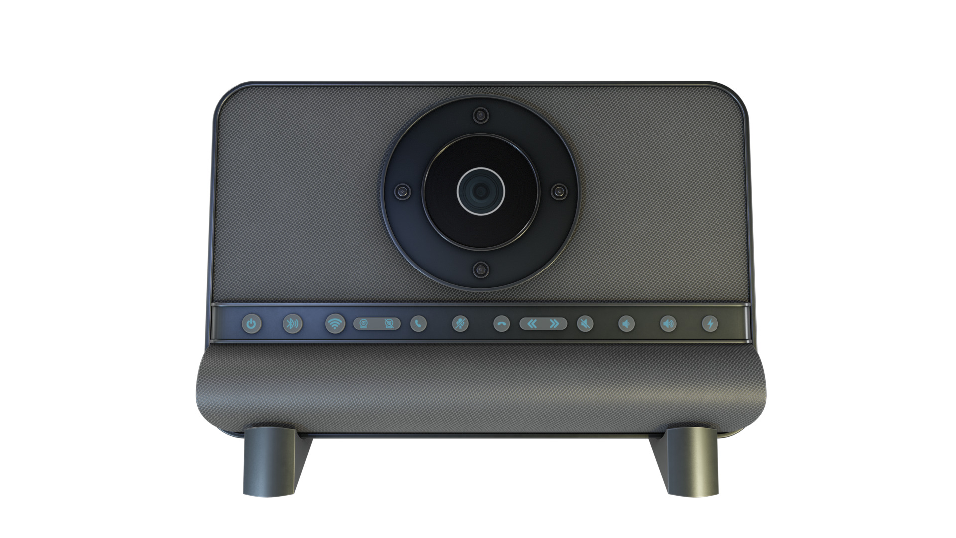 Conferencing System Low-poly 3D model_2