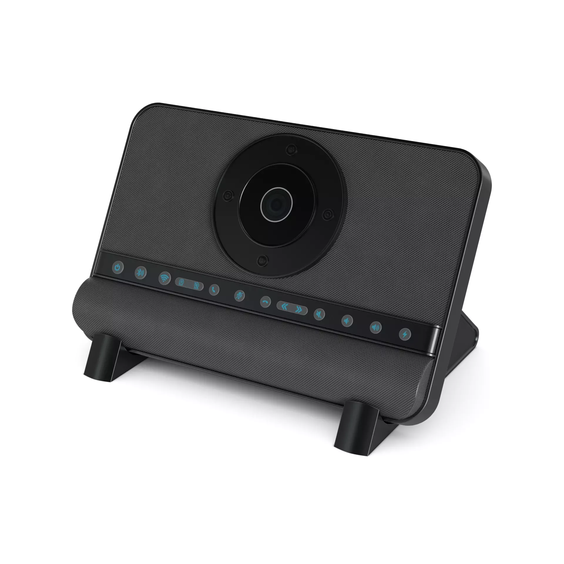 Conferencing System Low-poly 3D model_0