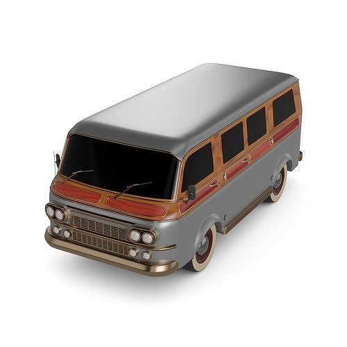 Minivan Car 3D model