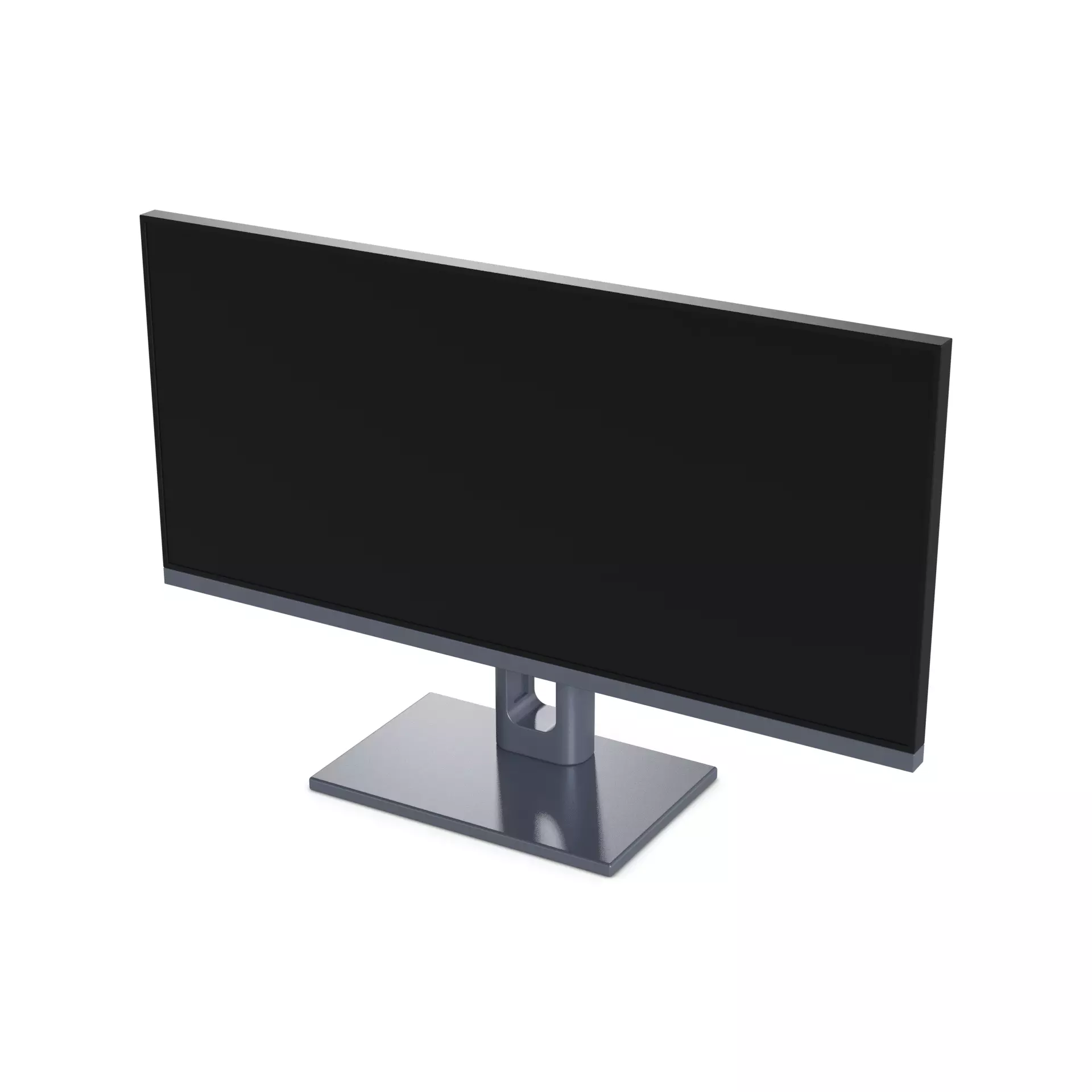 Monitor Low-poly 3D model_0