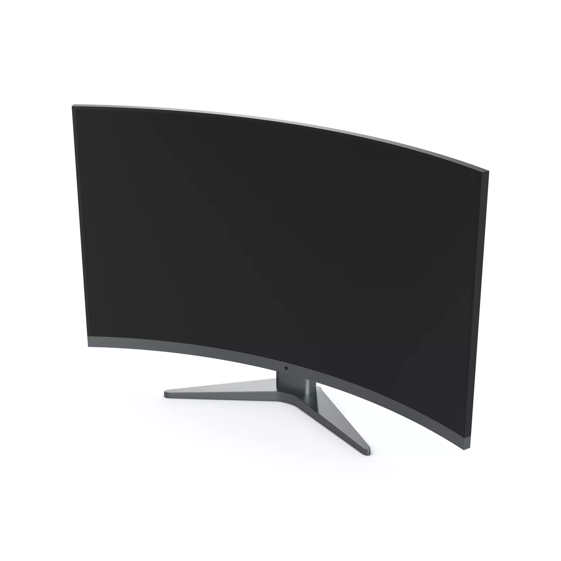 Monitor Ultrawide Low-poly 3D model