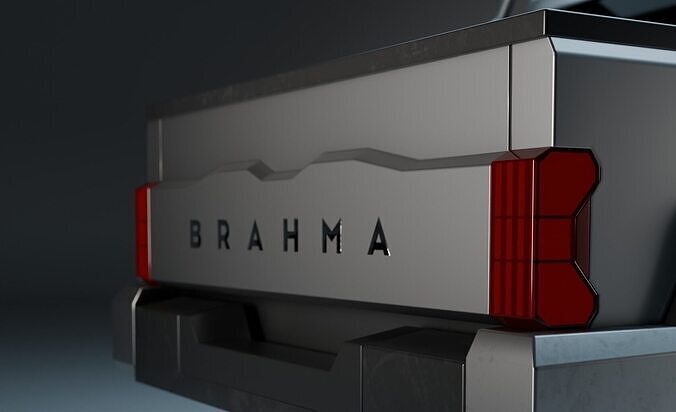 Brahma X  Apex Offroad Dominator 4x4 Truck Low-poly 3D model 5