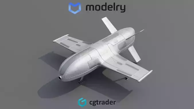 Military USV 3D model