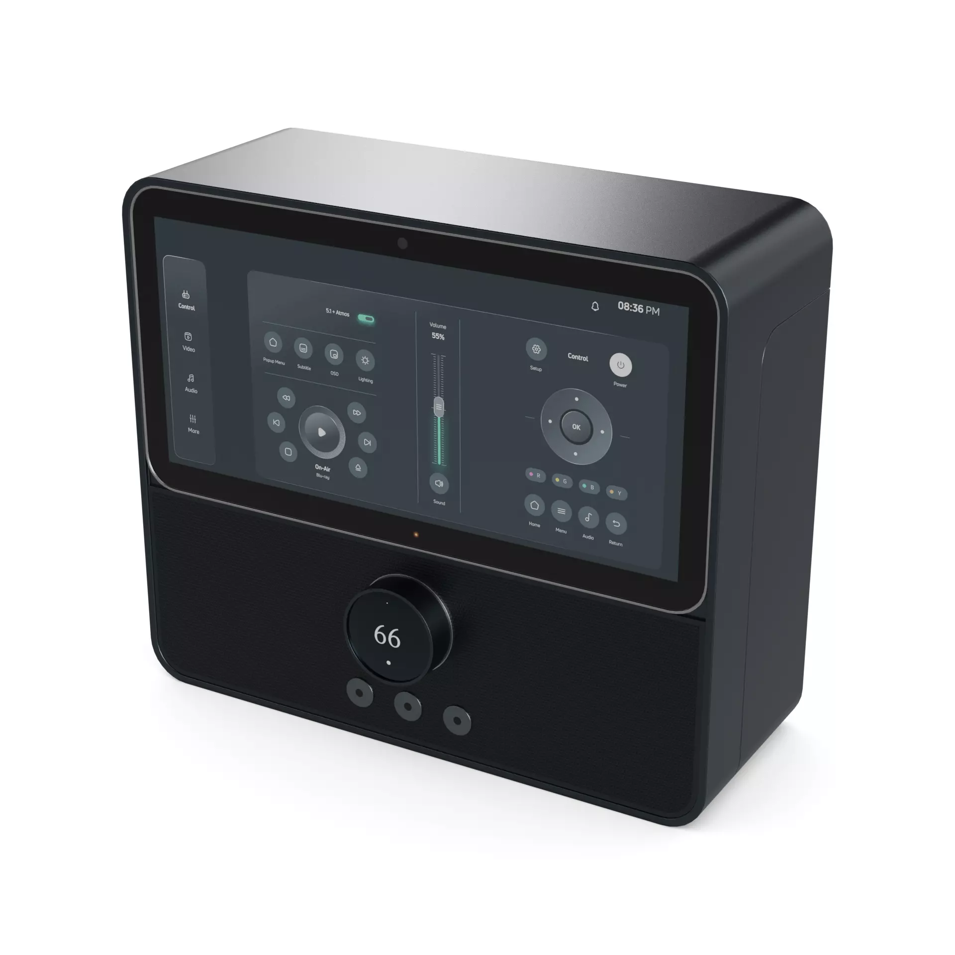 Conferencing System Low-poly 3D model_0