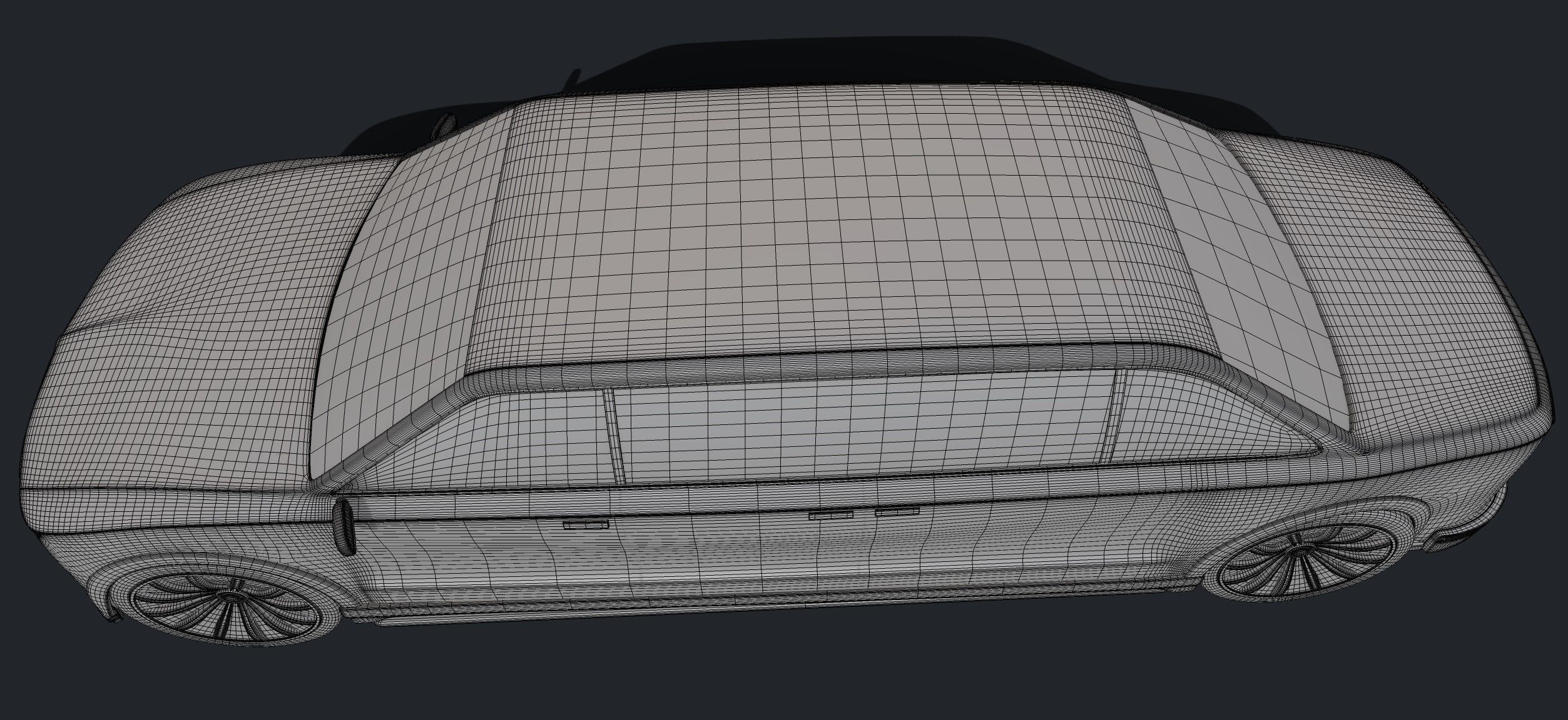 Limousine Car 3D model_6