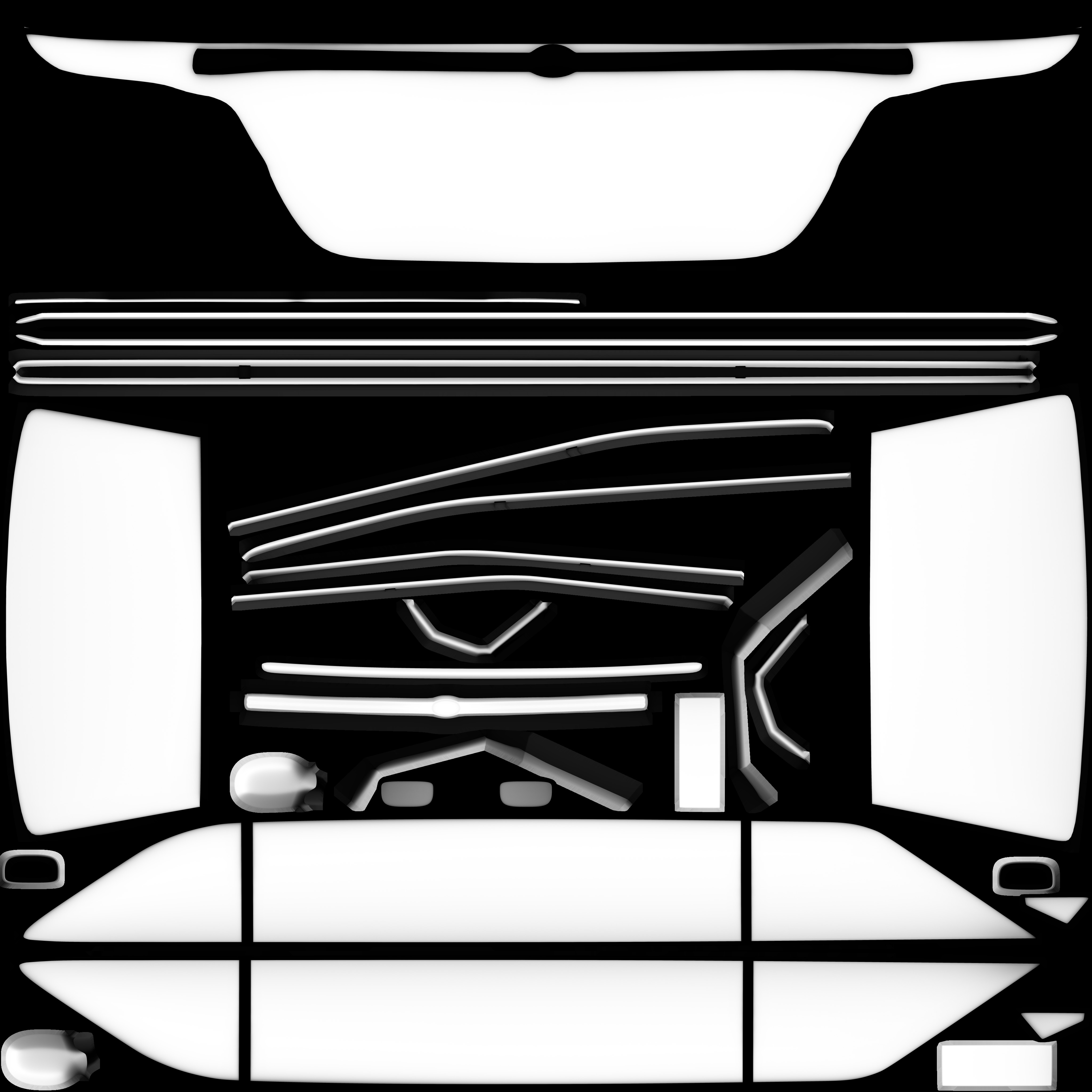 Limousine Car 3D model_17