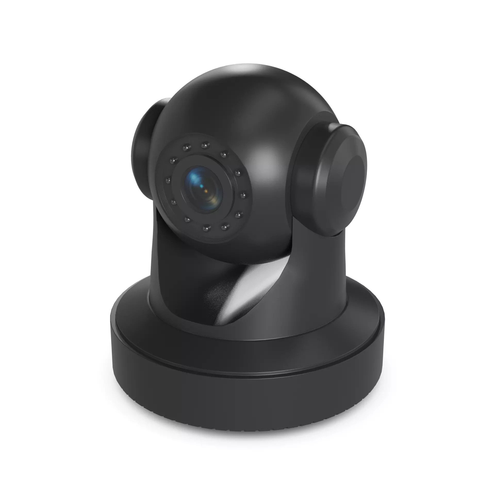 Security Camera Low-poly 3D model_0