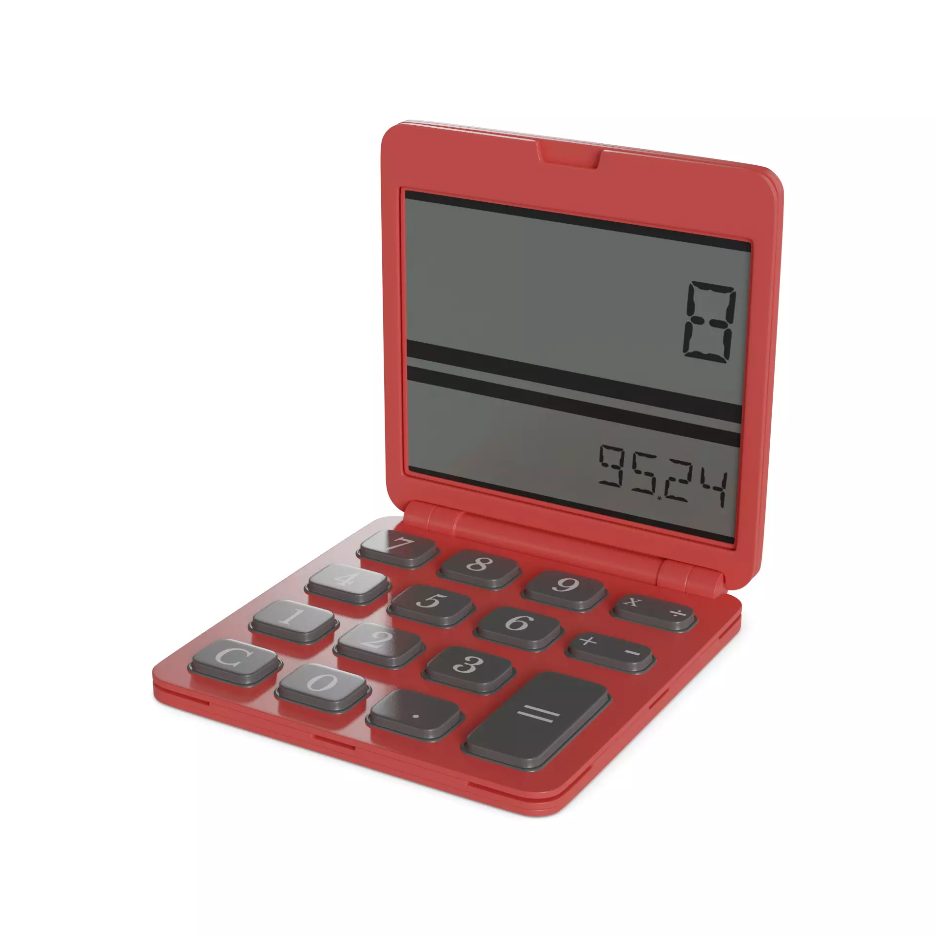 Calculator Scientific Low-poly 3D model_0