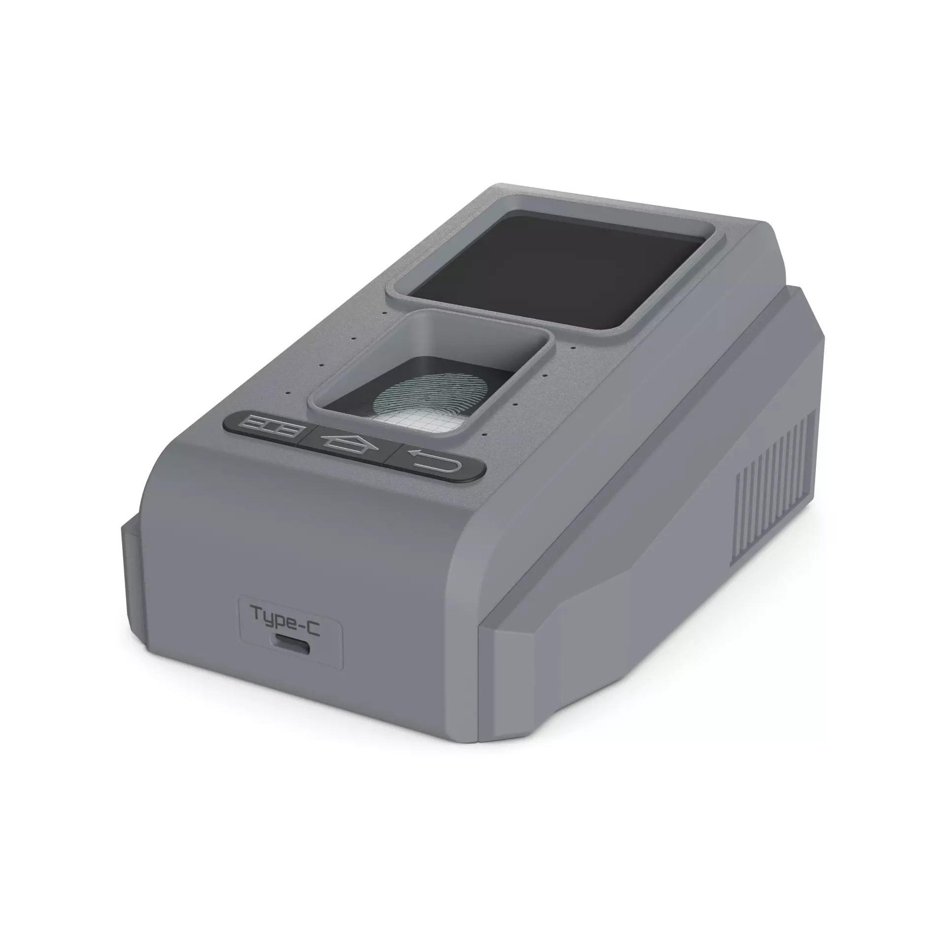 Biometric access control Low-poly 3D model