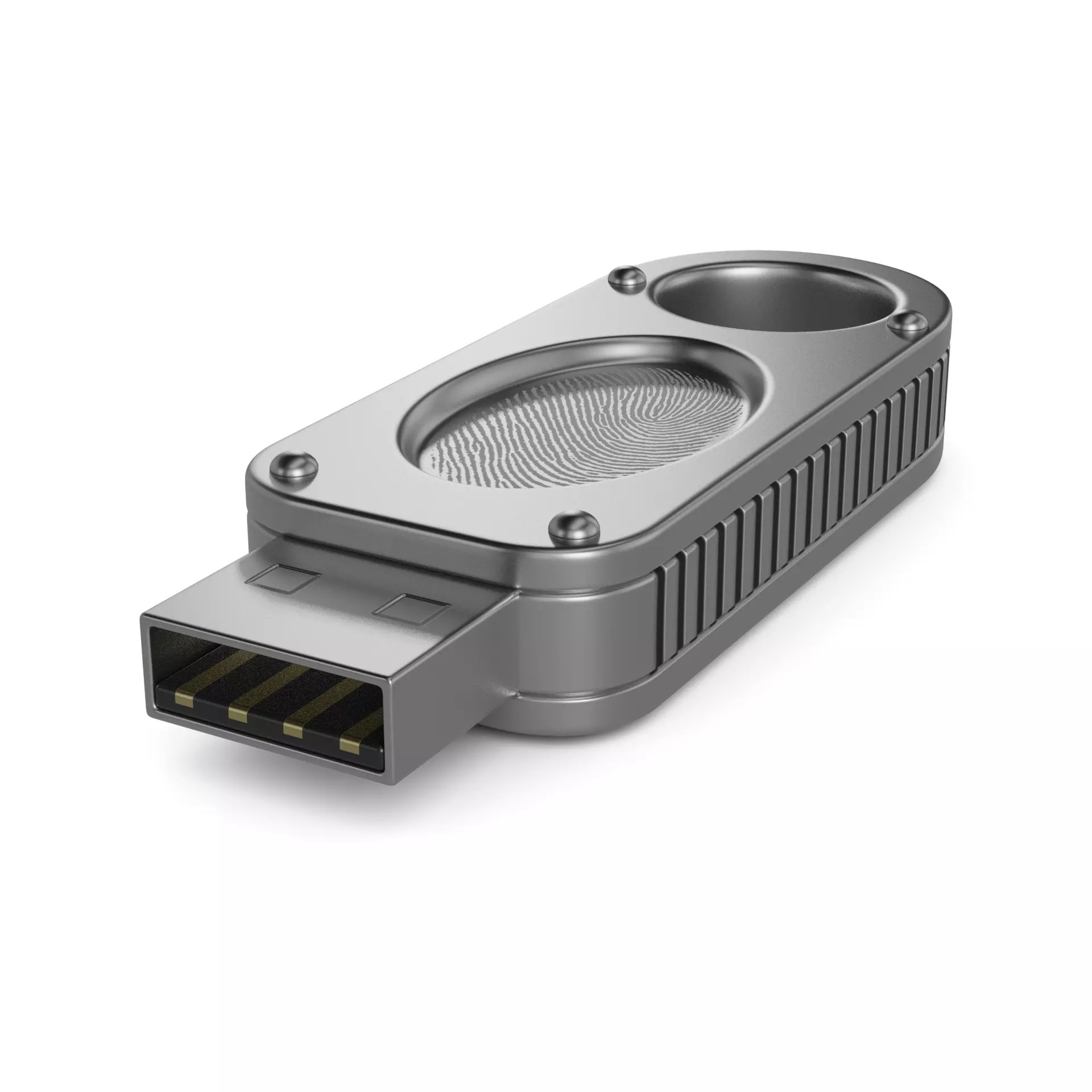 USB flash drive 3D model_0