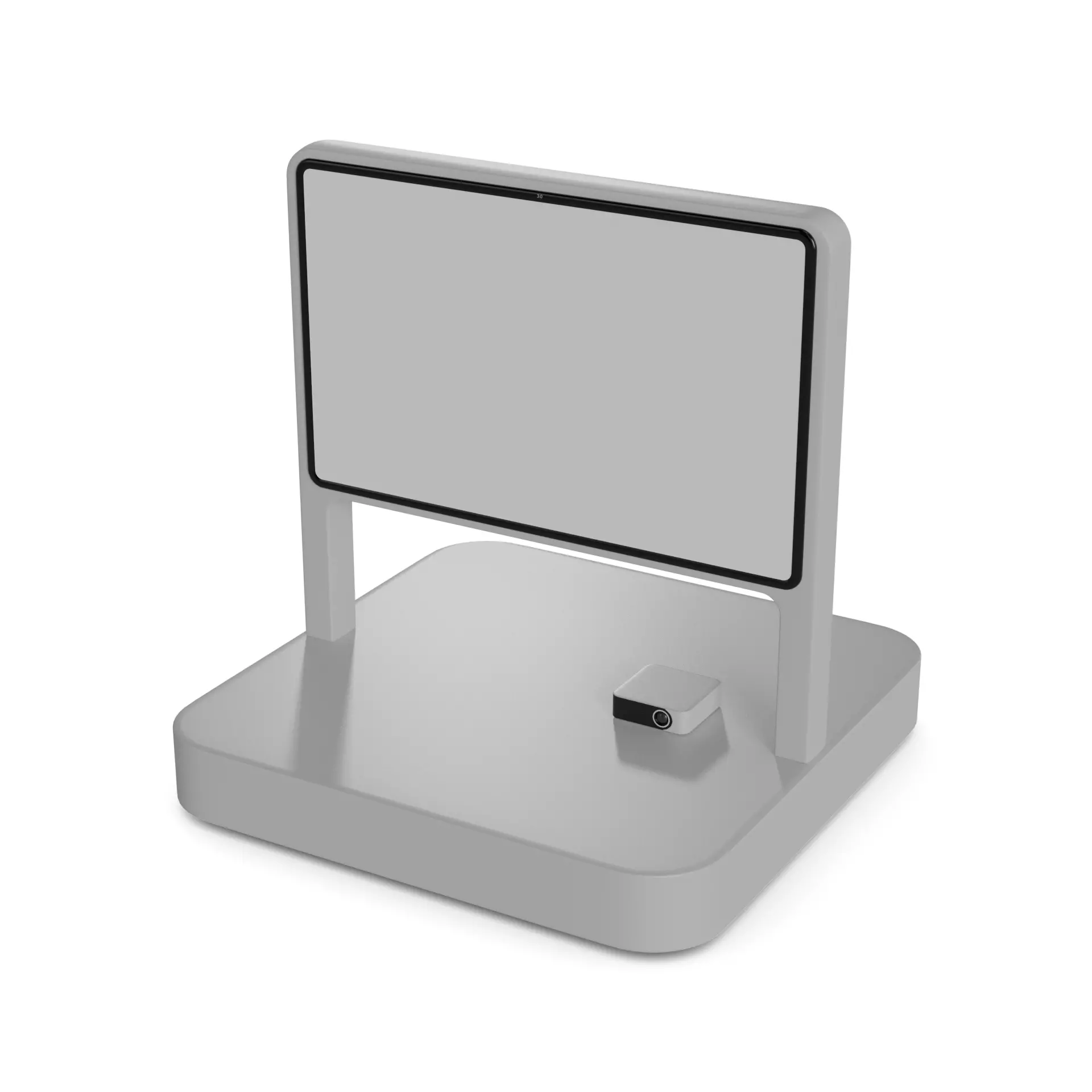 Interactive Whiteboard Low-poly 3D model_0