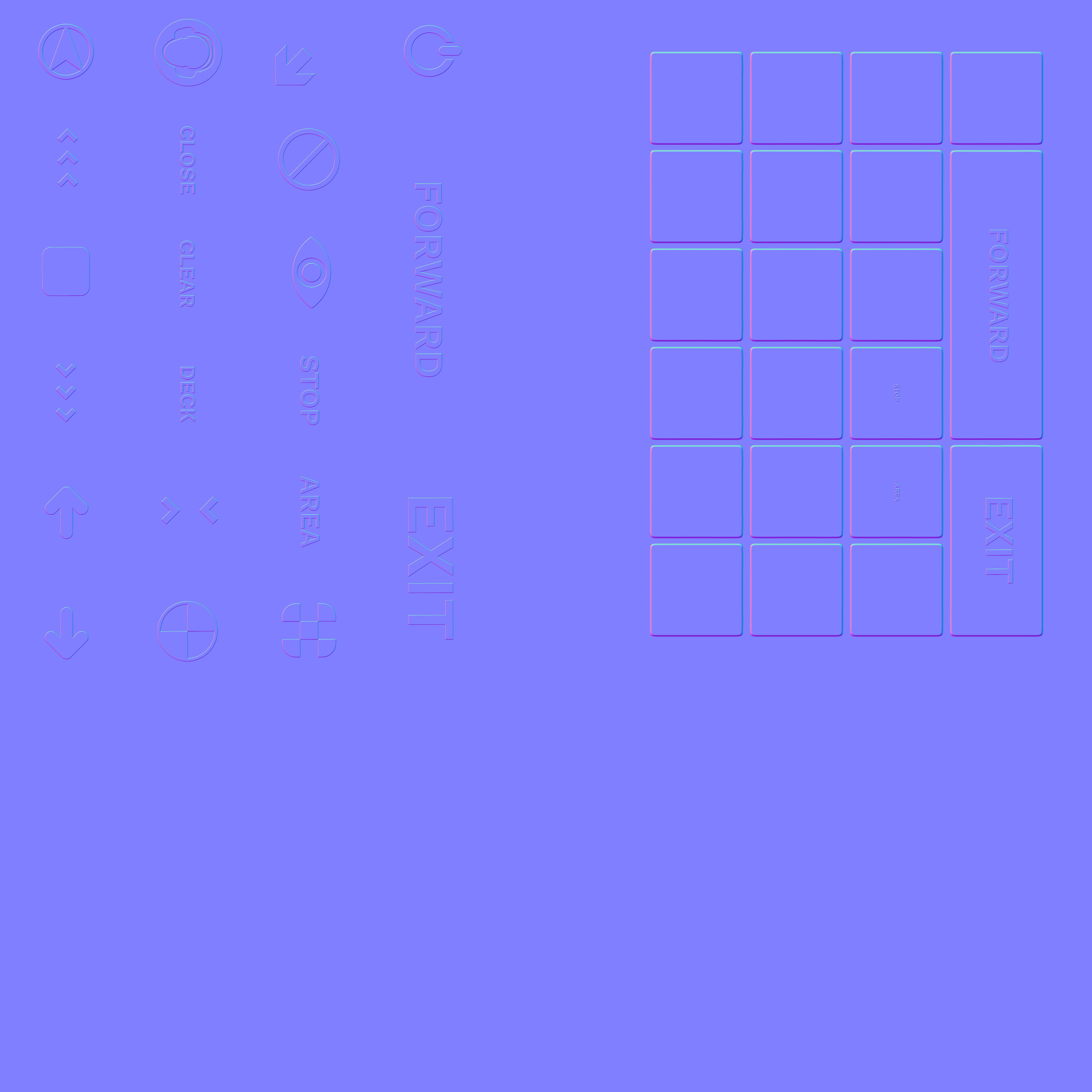 Stream deck Low-poly 3D model_8