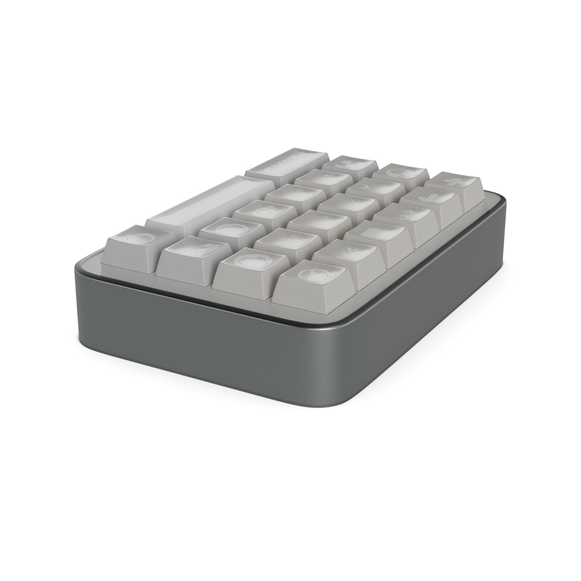 Stream deck Low-poly 3D model_10