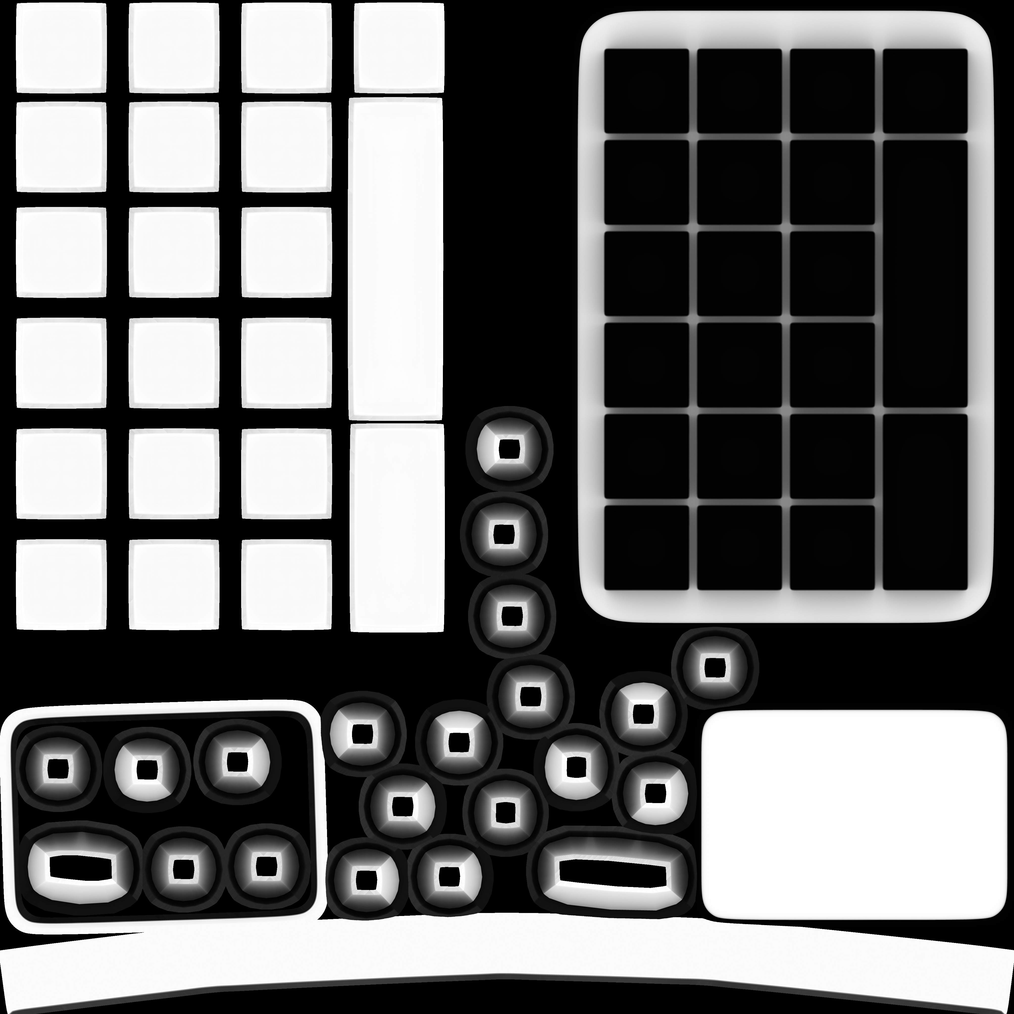 Stream deck Low-poly 3D model_5