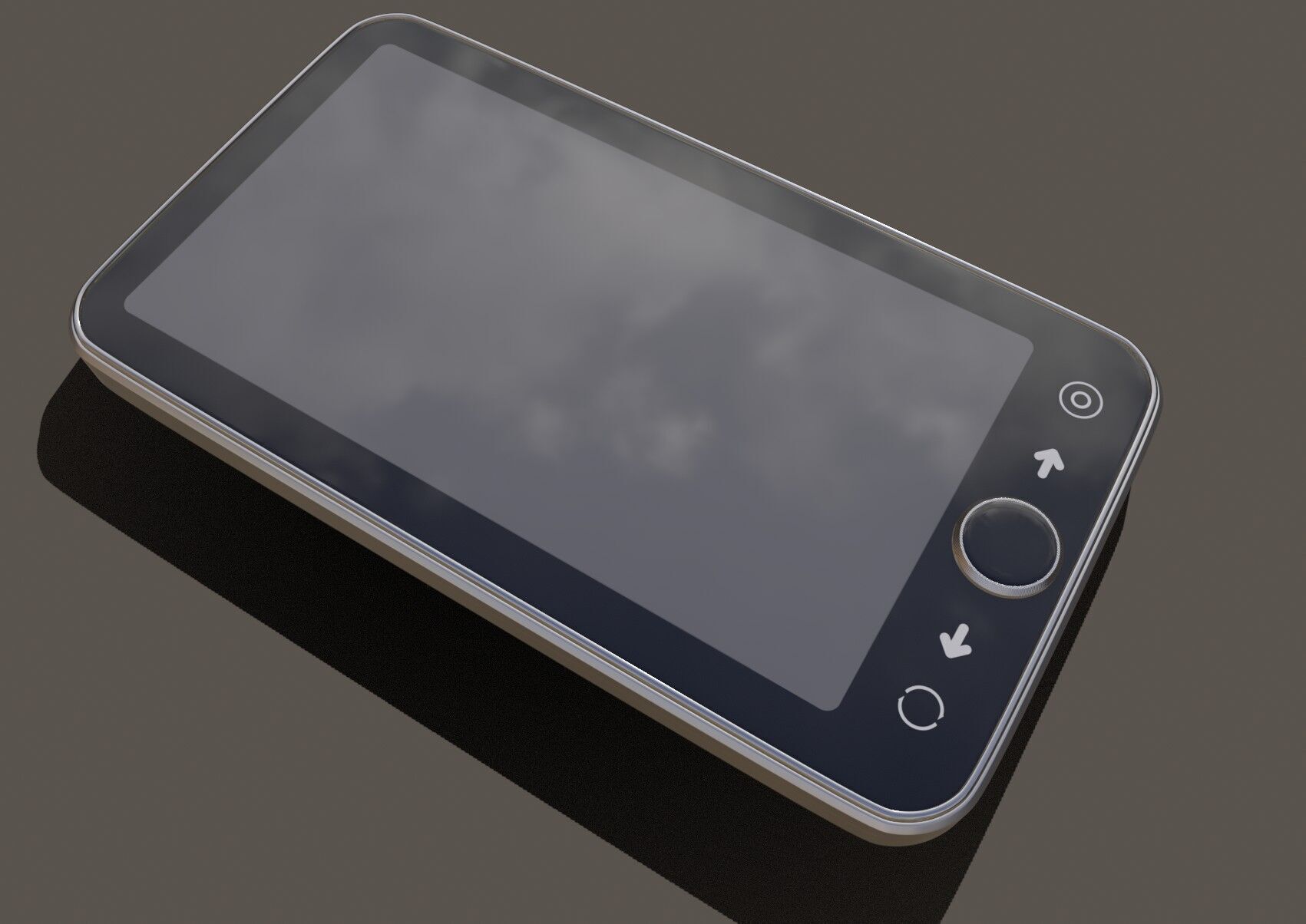 External GPS Low-poly 3D model_10