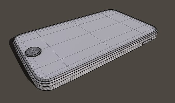 External GPS Low-poly 3D model 3