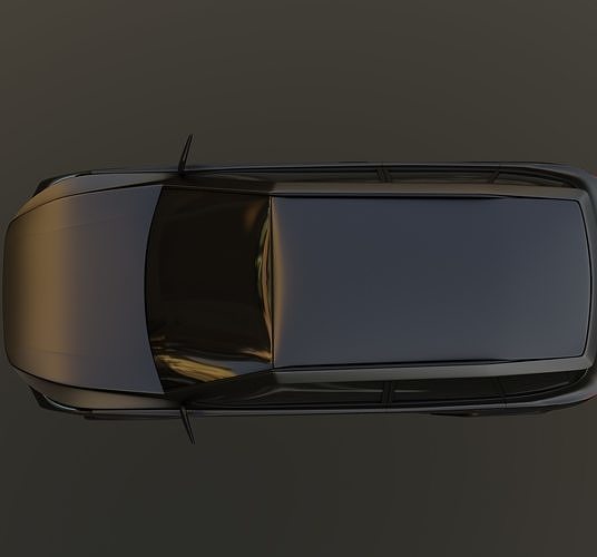 Electric SUV 3D model 6