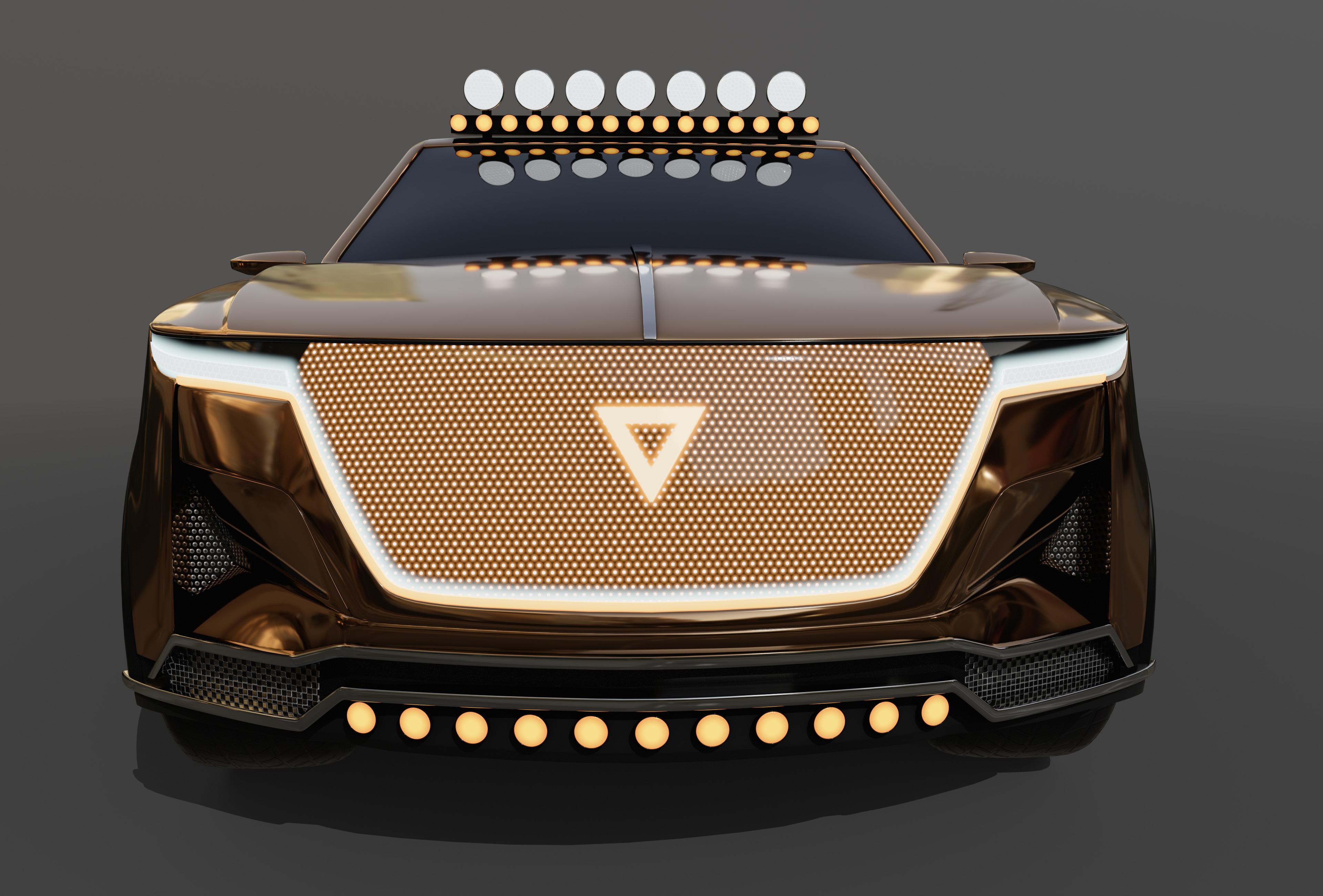 Limousine Car 3D model_2