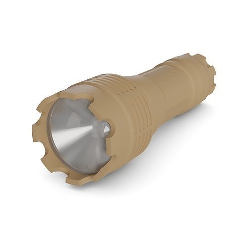 Tactical Flashlight 3D model