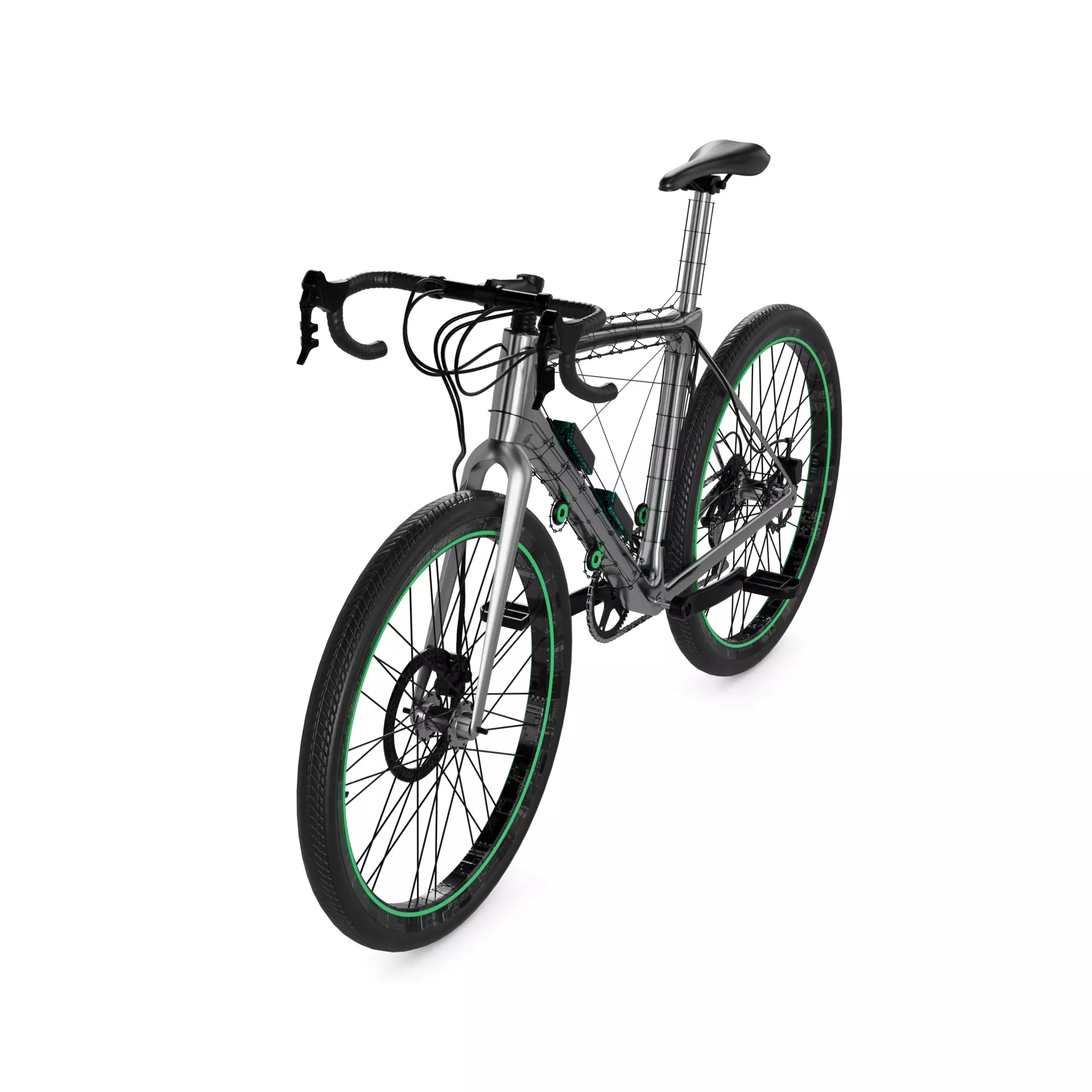 Cyclocross Bike 3D model_0