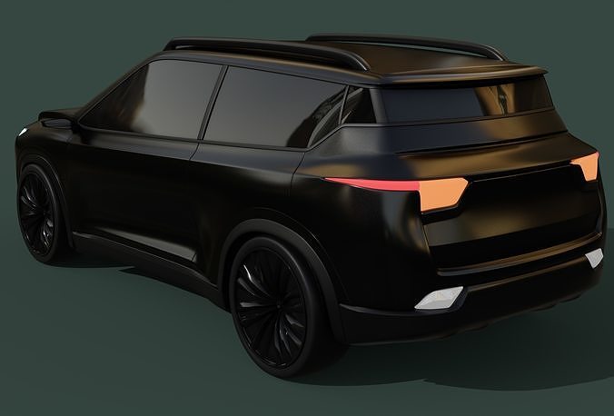 Crossover Car 3D model 5