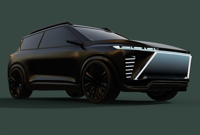 Crossover Car 3D model 3