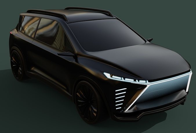 Crossover Car 3D model 7