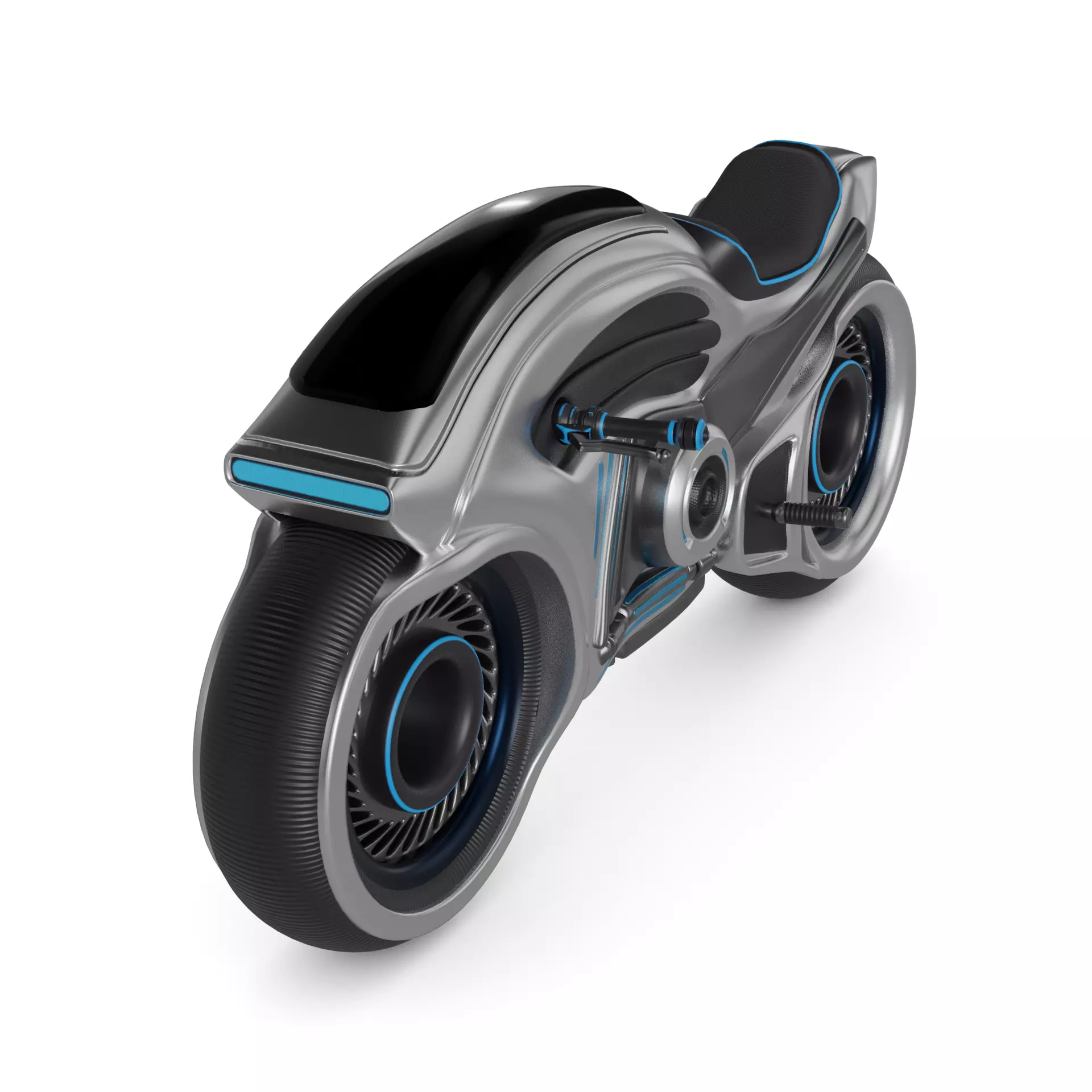 Touring Motorcycle 3D model