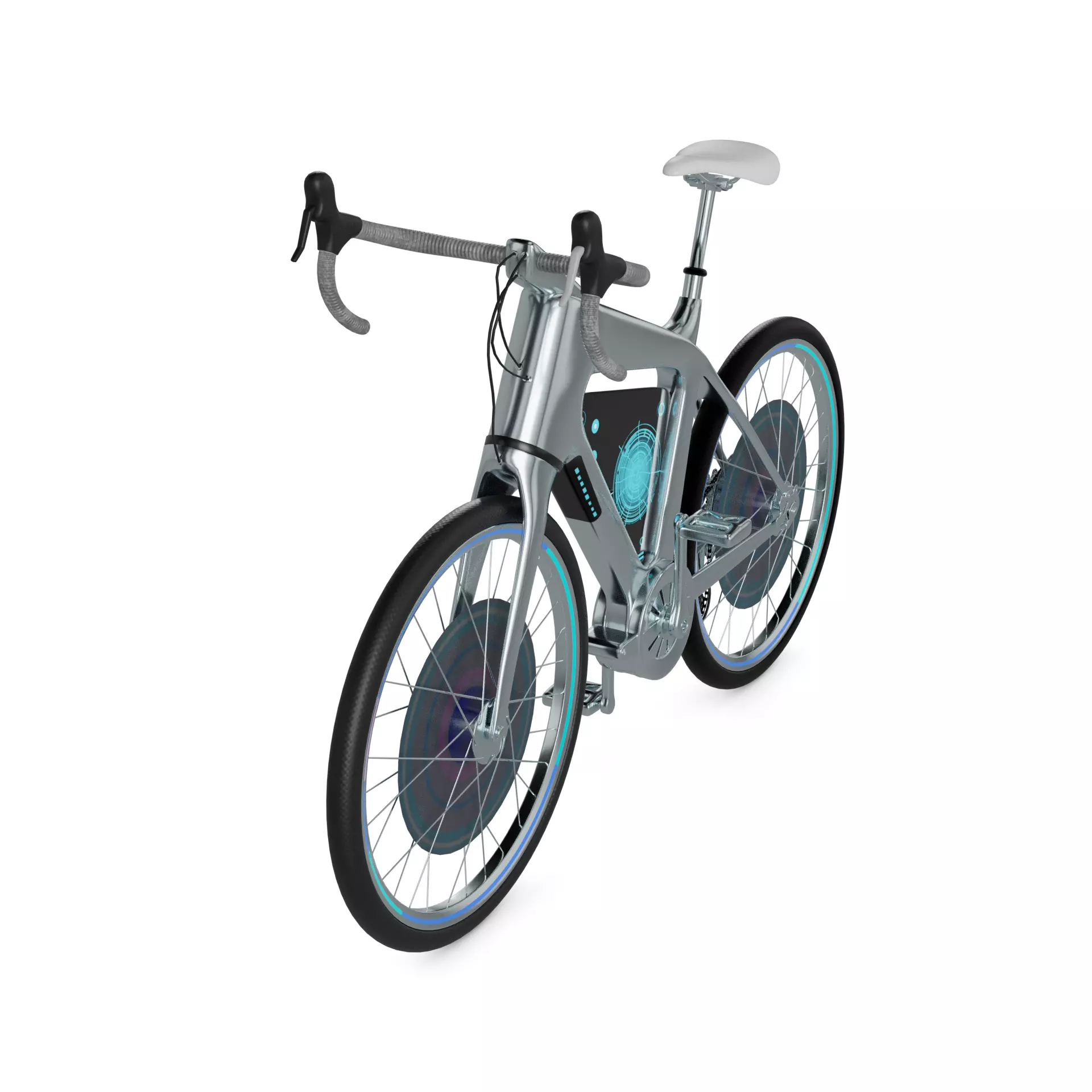Touring Bike 3D model_0