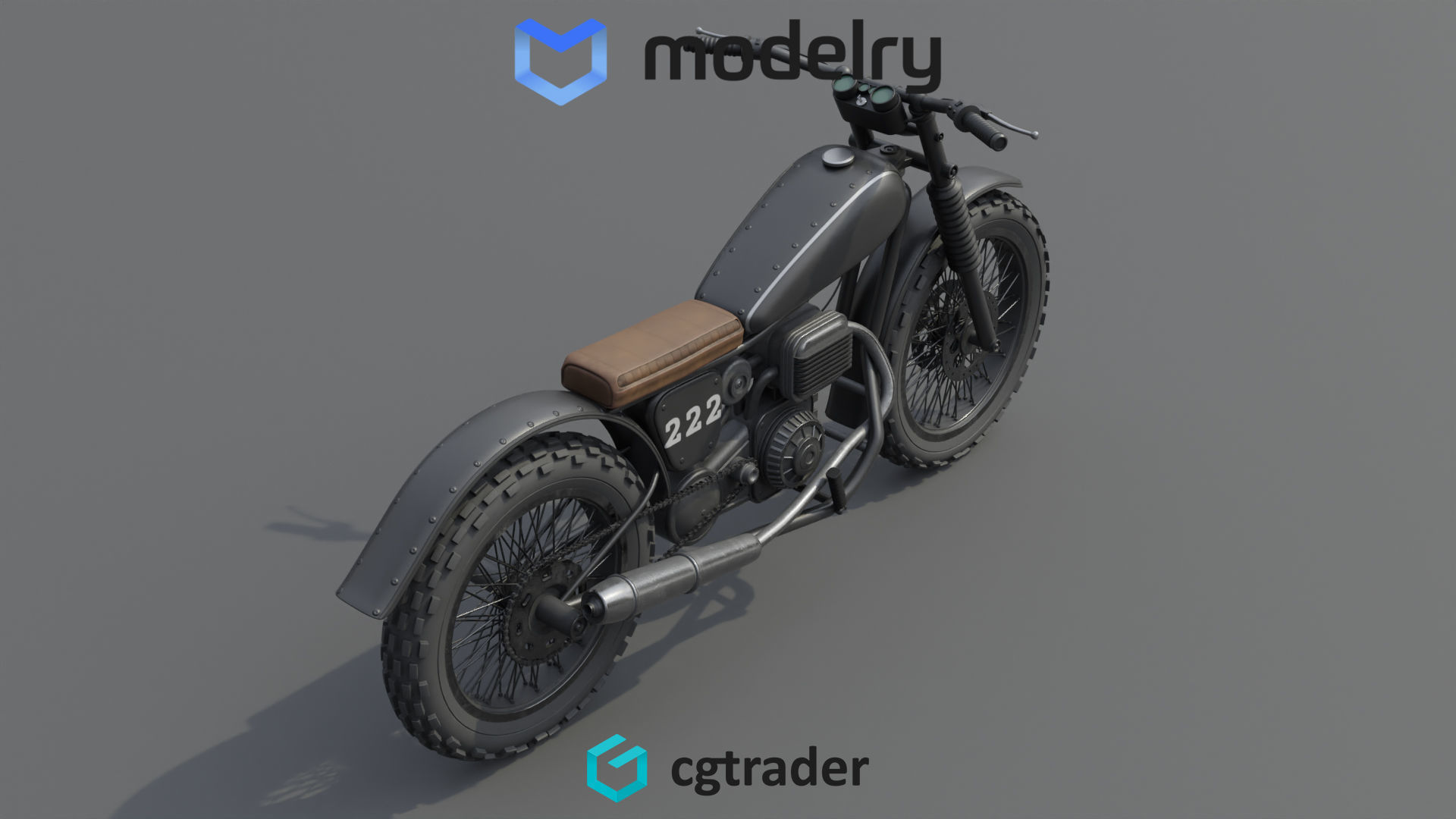 Trials Motorcycle 3D model_2