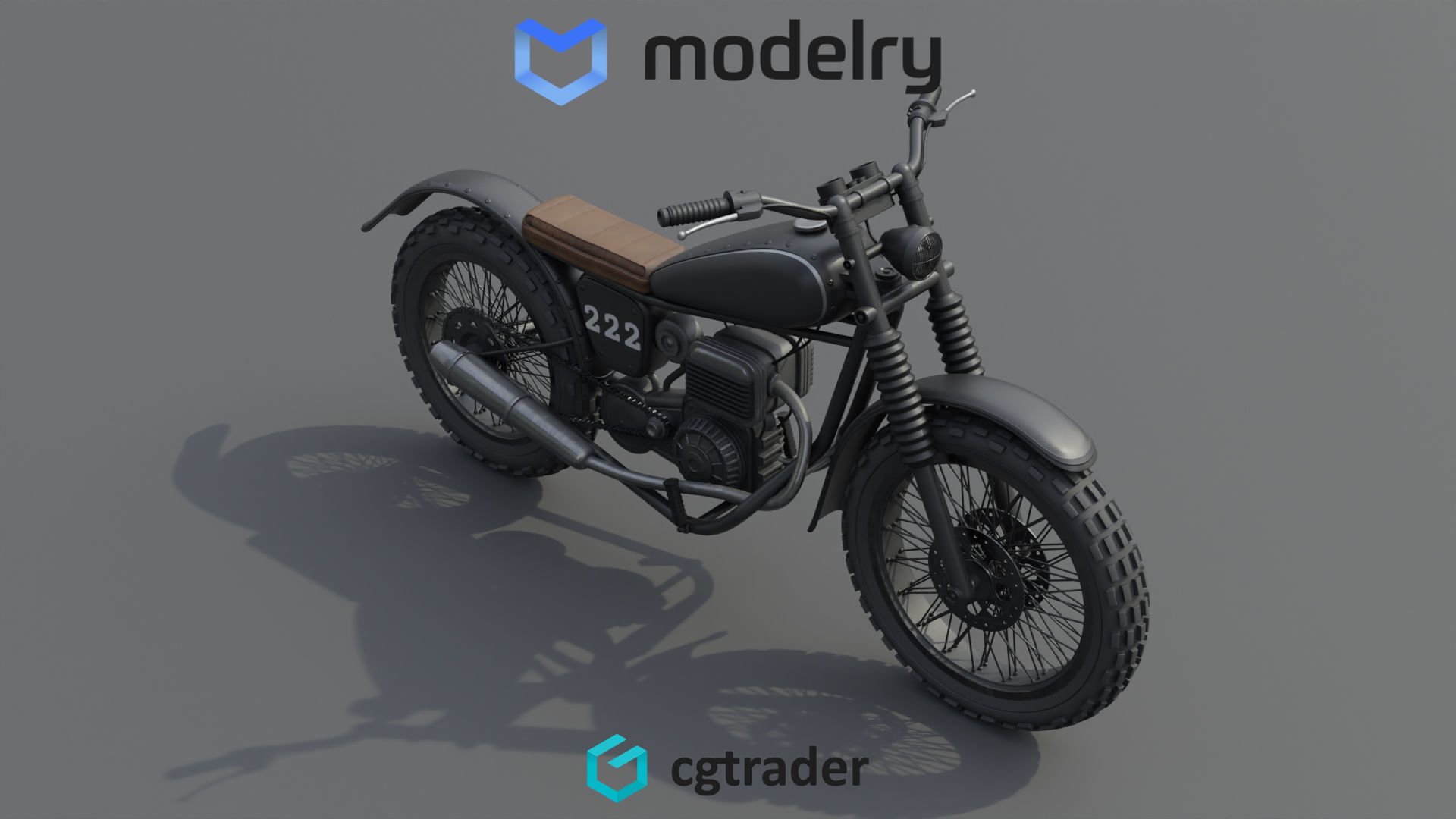 Trials Motorcycle 3D model_1