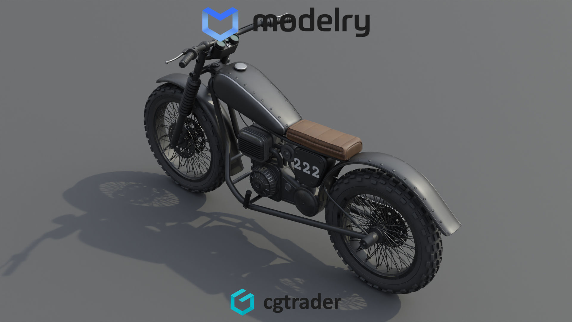 Trials Motorcycle 3D model_3