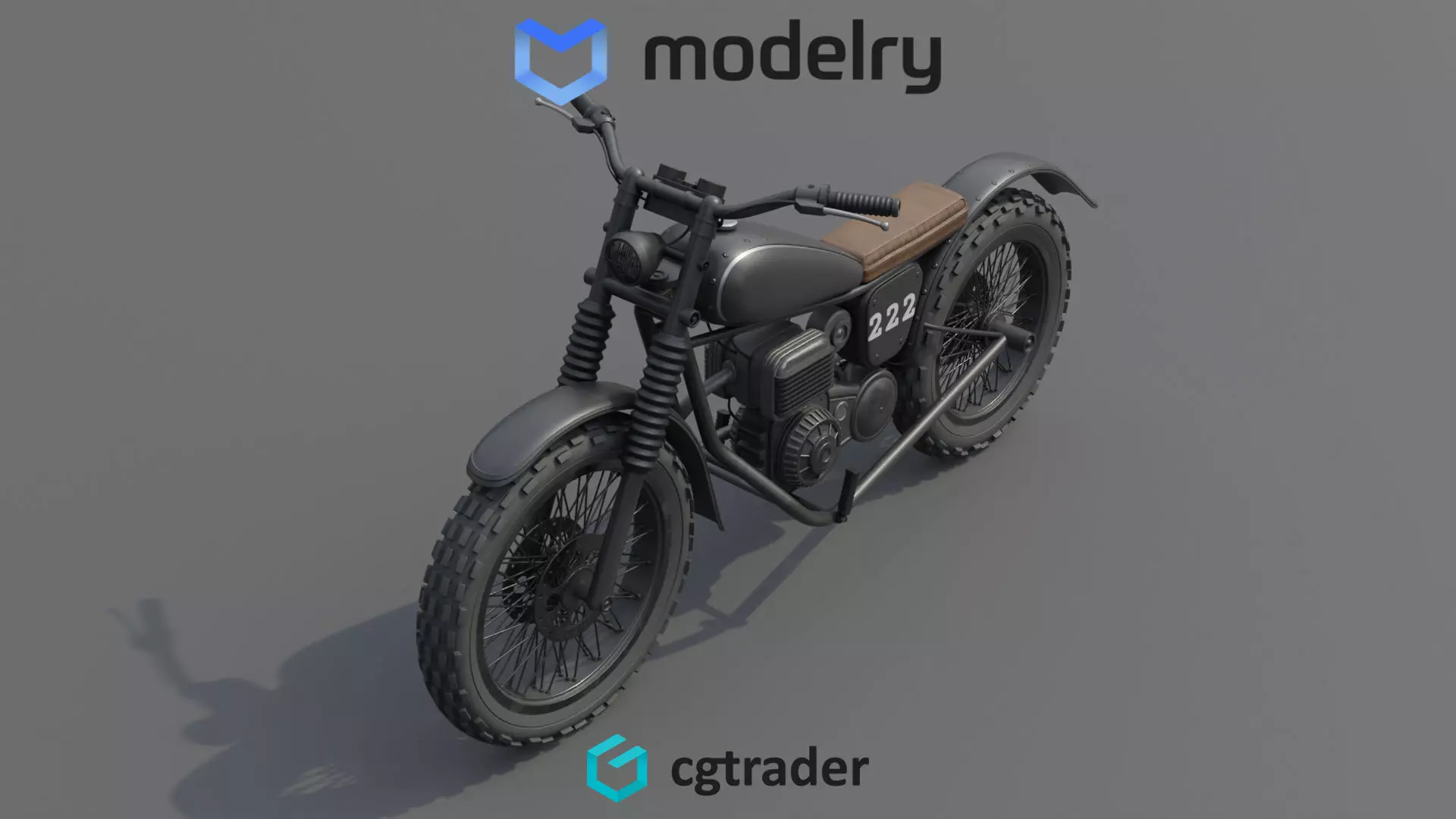 Trials Motorcycle 3D model_0