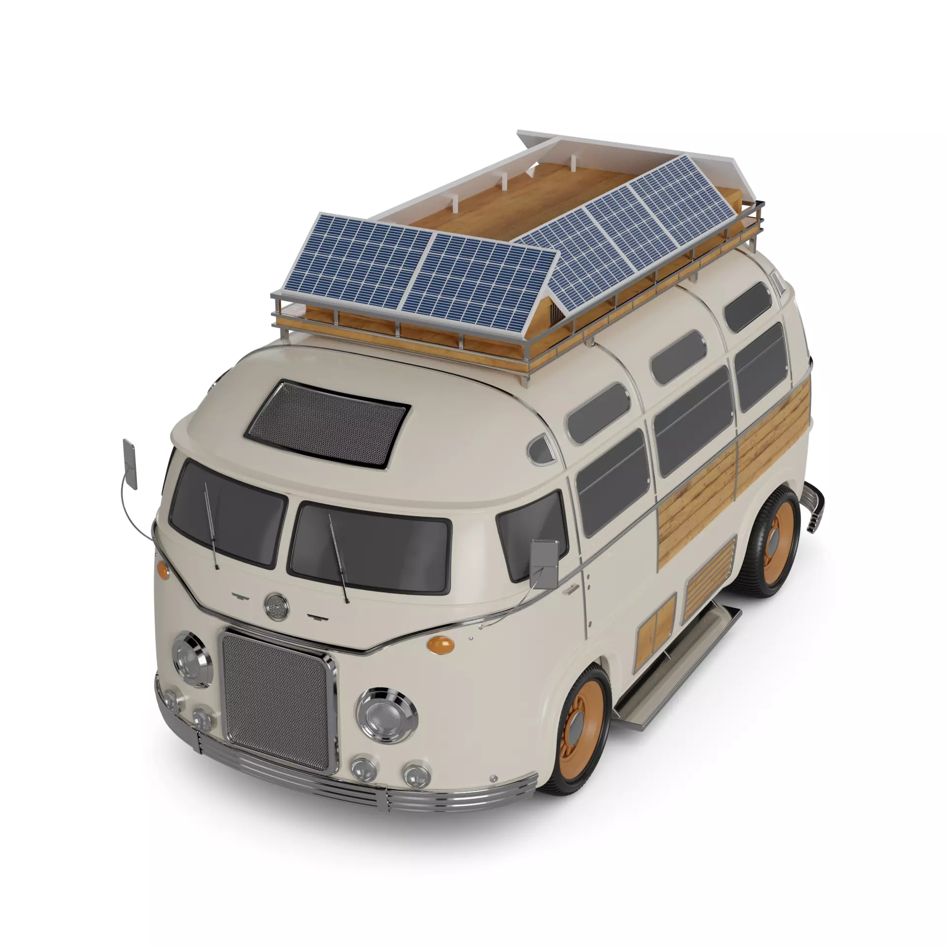 Off road Camper Van 3D model_0