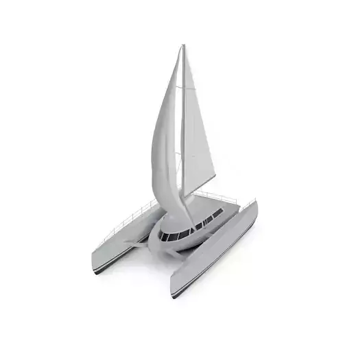 Sailboat 3D model