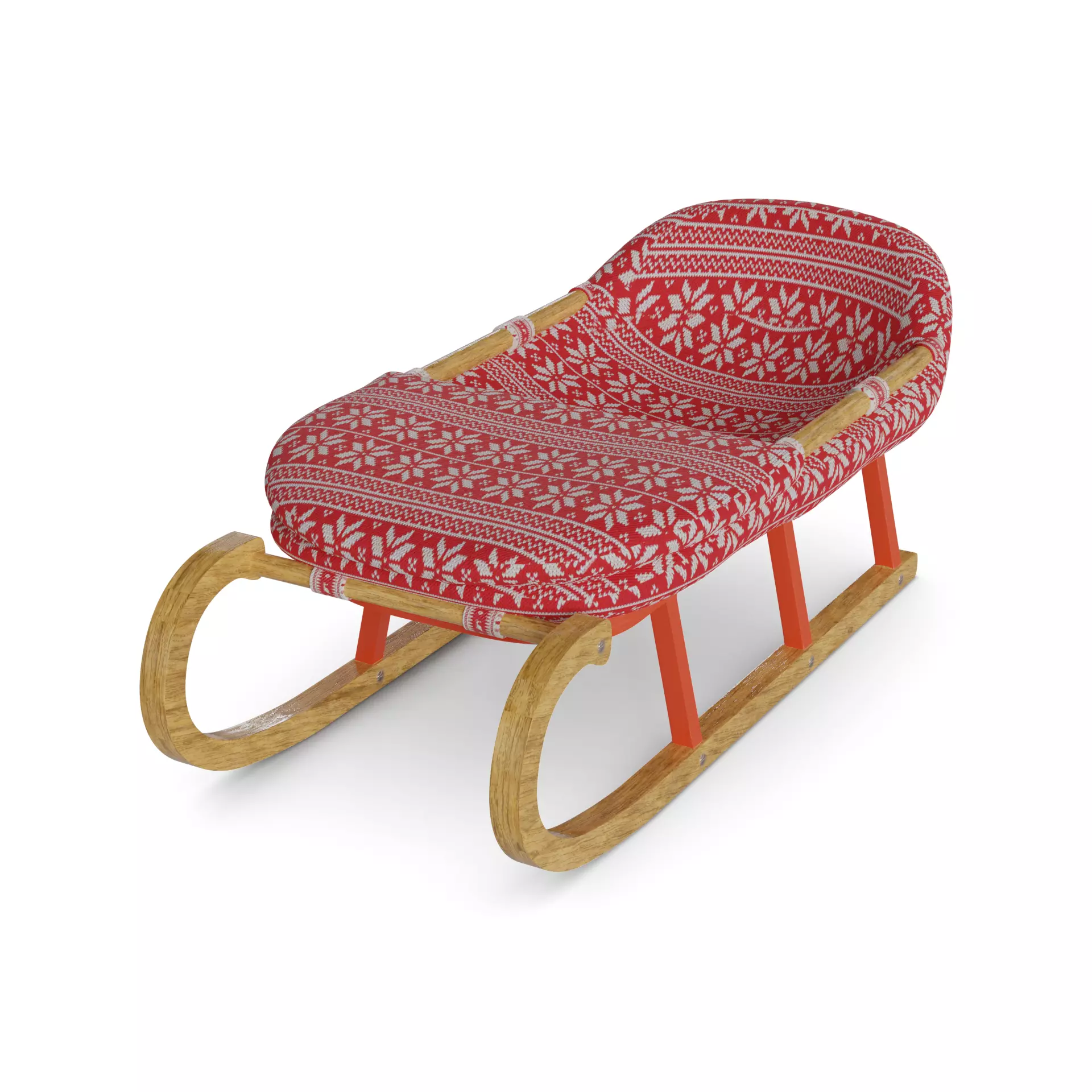 Toboggan 3D model_0