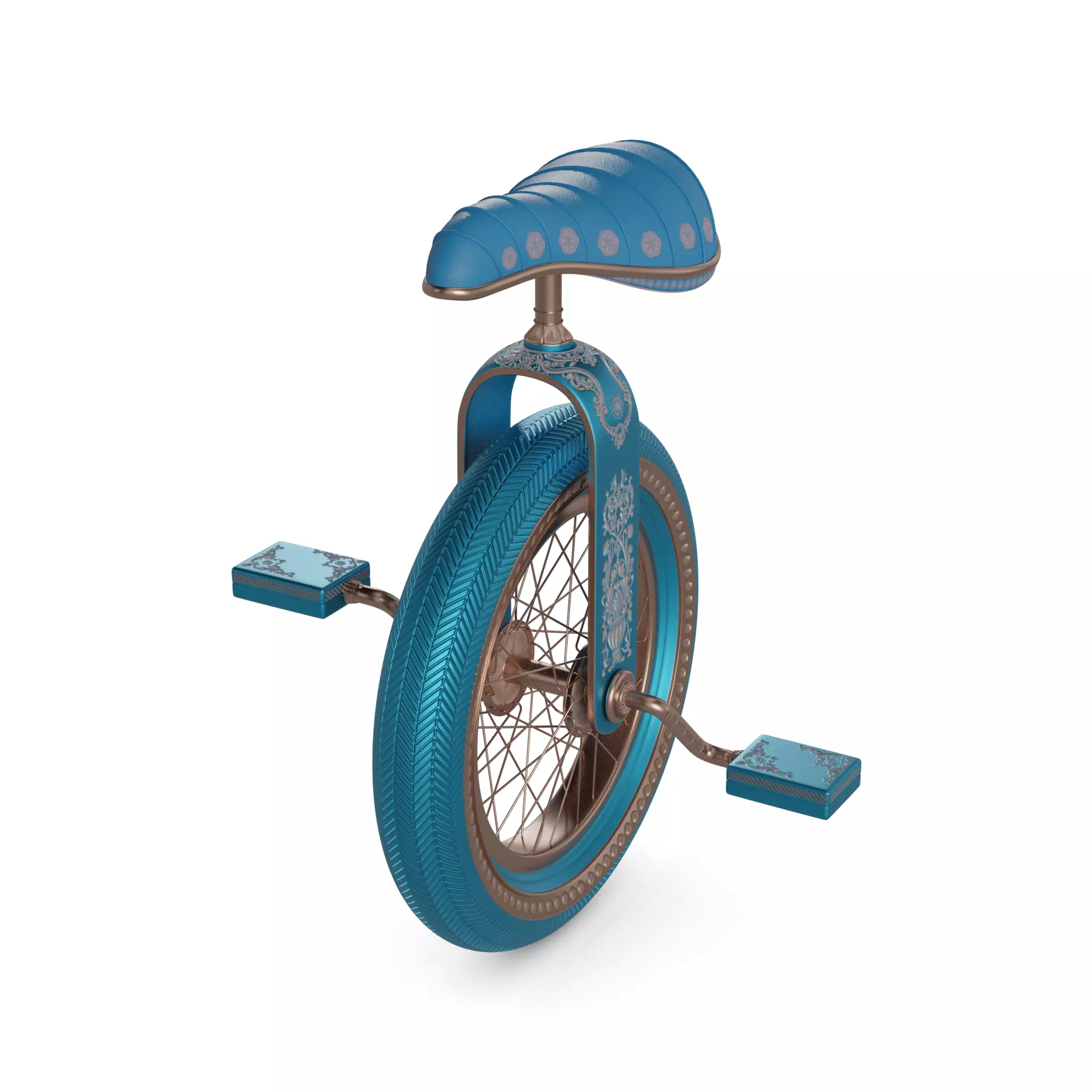 Unicycle 3D model_0