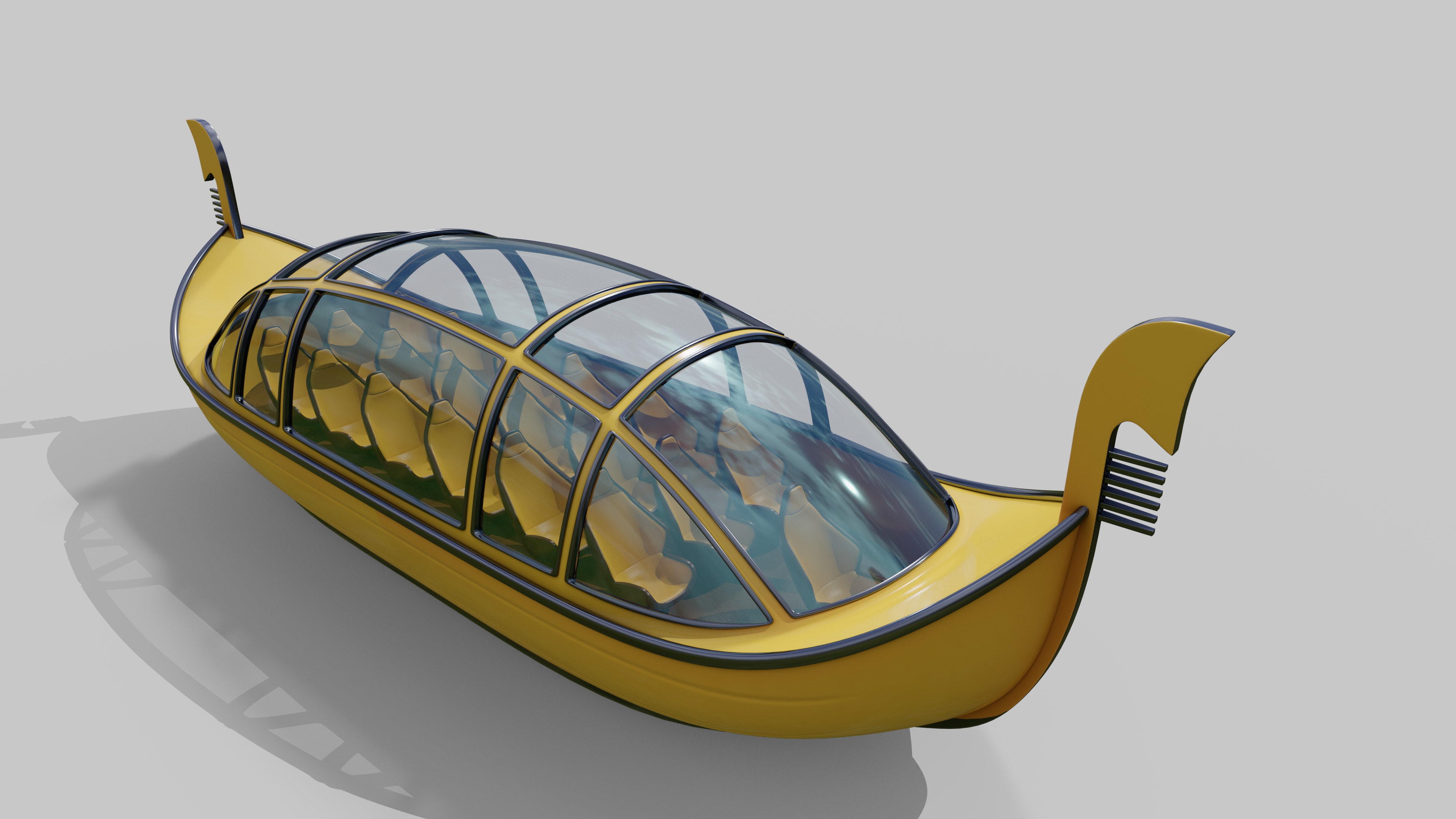 Gondola 3D model_3
