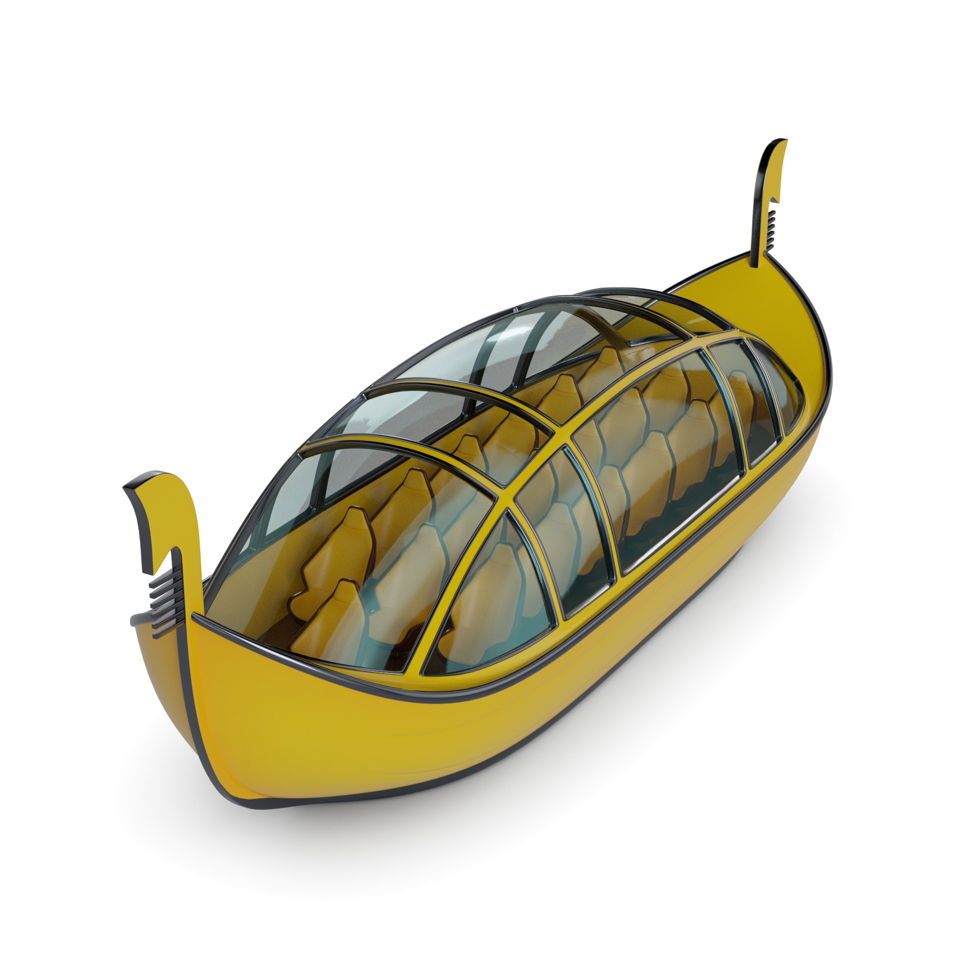 Gondola 3D model_36