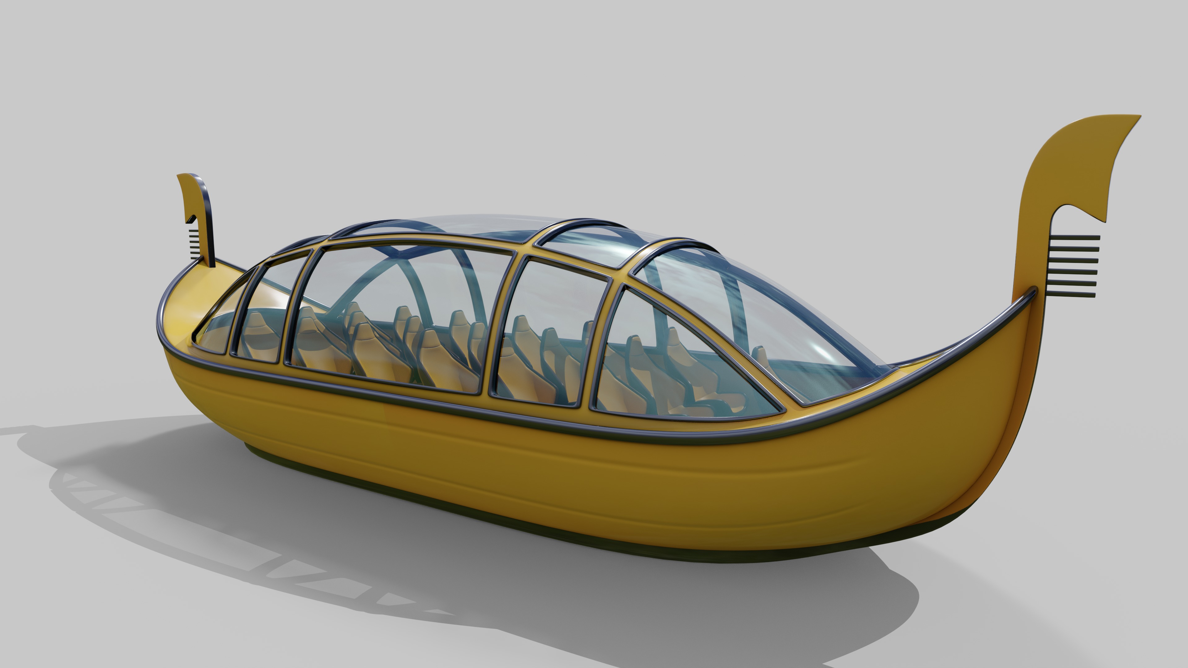 Gondola 3D model_8