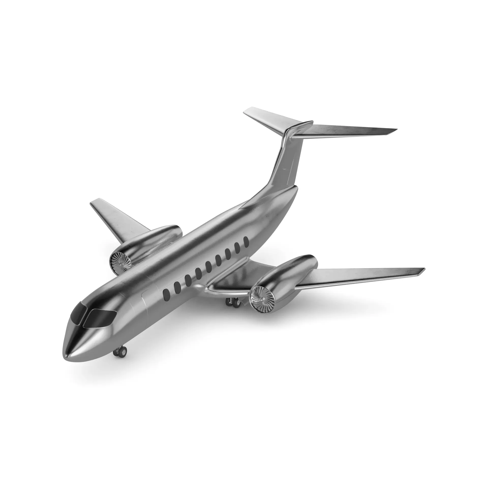 Electric Hybrid Aircraft 3D model_0