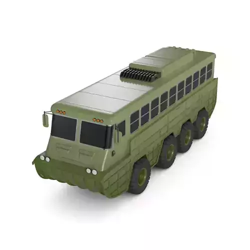 Amphibious Bus 3D model