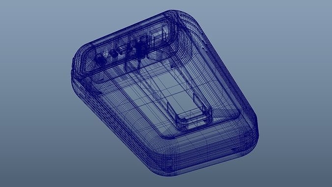 Portable Jump Starter Low-poly 3D model 5