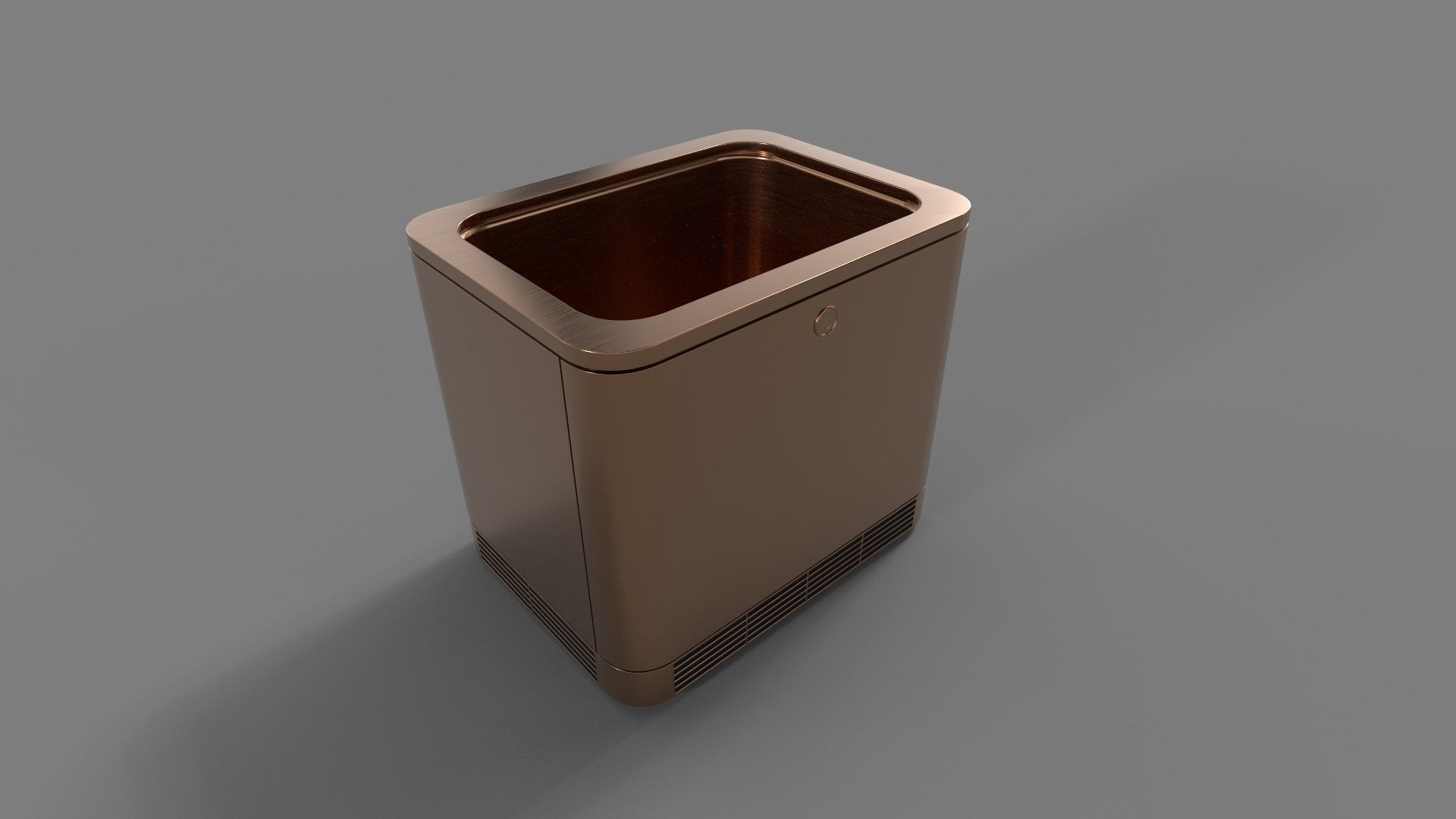 Ice maker Low-poly 3D model_10